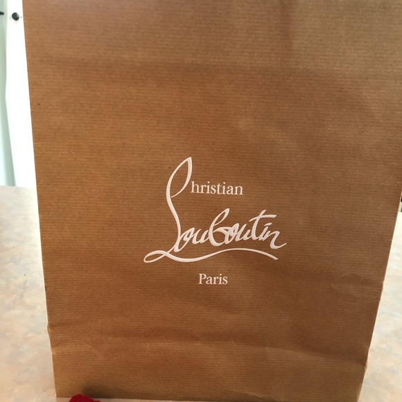 Christian Louboutin Black Red Follies Lace 100 Pumps - Picture 3 of 11